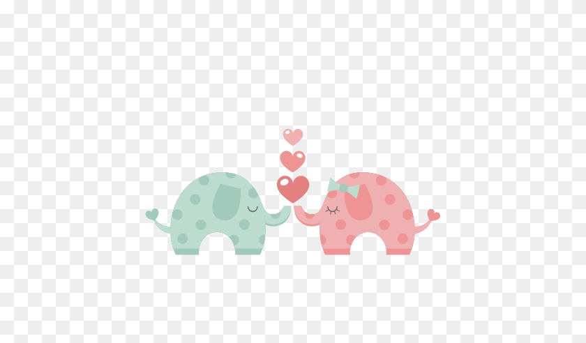 432x432 Elephant Clipart Love - Elephant Clipart Cute