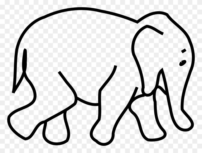 960x713 Elephant Images Black And White Gallery Images - Cheetah Clipart Black And White