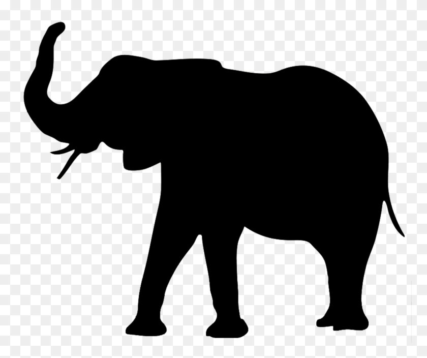 1358x1122 Elefante Png - Silueta De Africa Png