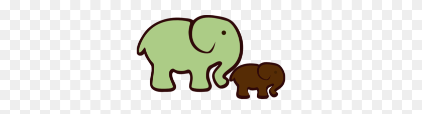 296x168 Elephant Png Clip Art, Elephant Clip Art - Baby Elephant PNG