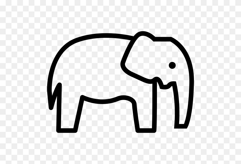 512x512 Elefante Png Icono - Elefante Png