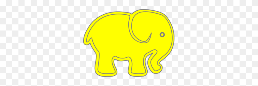 297x222 Elephantimage Yellow Clip Art - Elephant Face Clipart
