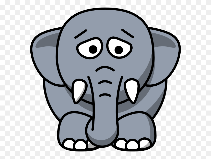 600x573 Слоны Клипарт Две Сладкие Сардинии Голова Слона Клипарт - Elefante Clipart