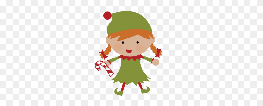 279x279 Elf And Gift Clipart Free Clipart - Christmas Elves Clipart