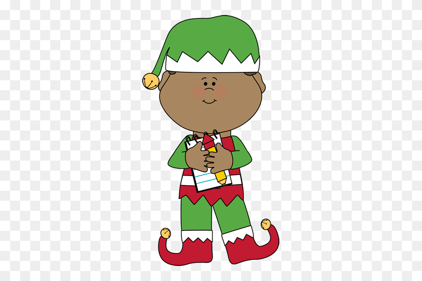 273x500 Elf Cliparts - Clipart De Elfo De Navidad Gratis