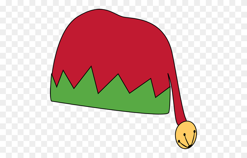 500x478 Elf Hat Clip Art Coloring Pages Class Decor Elves, Clip Art - Santa Hat Clipart Transparent Background