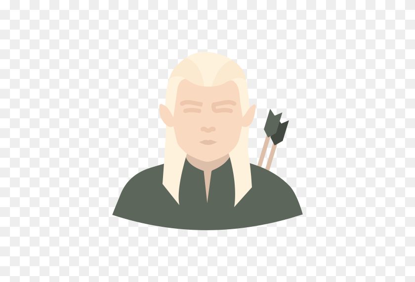 512x512 Elf, Legolas, Lord Of The Rings, Orlando Bloom Icon - Lord Of The Rings PNG