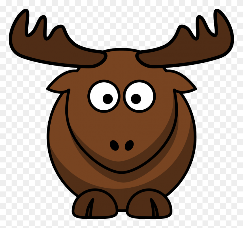 900x838 Elk Clipart Cute - Cute Deer Clipart