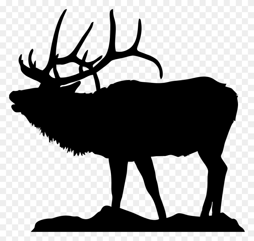 1768x1667 Elk Png Black And White Transparent Elk Black And White Images - Elk PNG