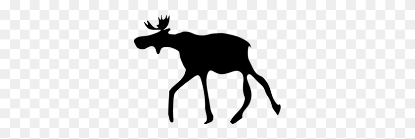 297x222 Elk Png Images, Icon, Cliparts - Reindeer Clipart Black And White