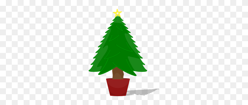 240x297 Elkbuntu Glossy Christmas Tree Clip Art - Christmas Tree Clipart