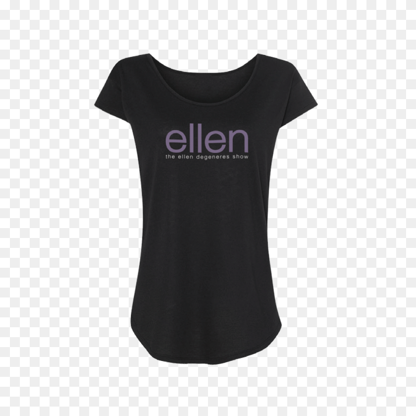 1000x1000 Ellen Show Camiseta De Cuello Redondo Para Mujer Negra - Ellen Degeneres Png
