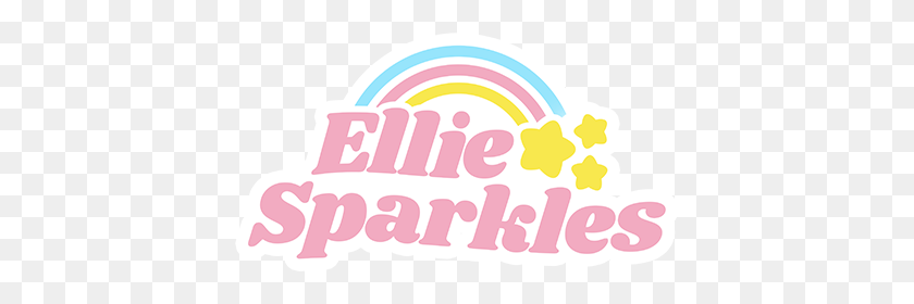 407x220 Ellie Sparkles - Destellos Rosados ​​Png