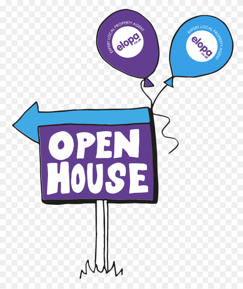 808x975 Elopa Open House - Open House Clip Art