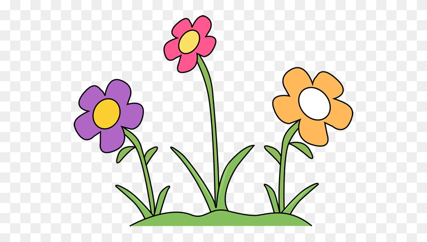 550x417 Elower Clipart Garden - Clipart De Flores Para El Día De La Madre
