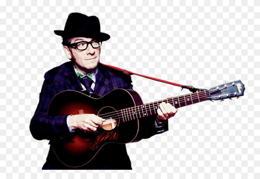 1500x1000 Elvis Costello Sosteniendo Su Guitarra Png