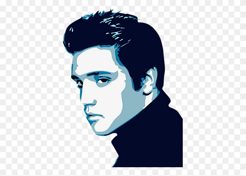 409x542 Imágenes Prediseñadas De Elvis Presley - Elvis Presley Png