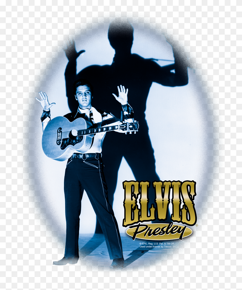 731x945 Elvis Presley Hands Up Men's Ringer T Shirt - Elvis Presley PNG