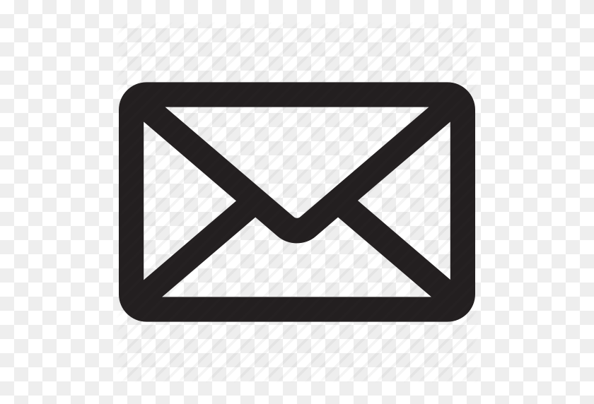 512x512 Электронная Почта, Конверт, Входящие, Письмо, Значок Почты - Логотип Электронной Почты Белый Png