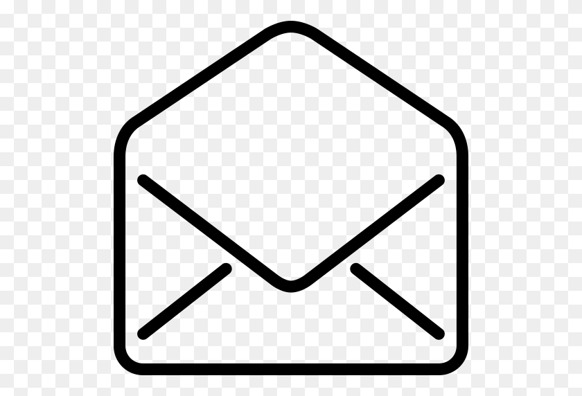 512x512 Email, Envelope, Mail, Message, Post Icon - White Envelope PNG