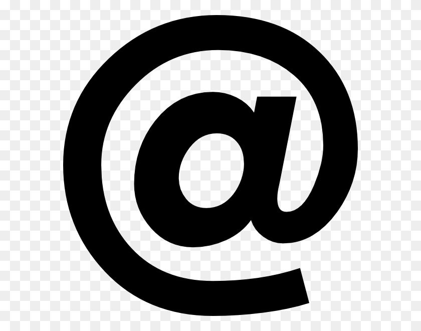 588x600 Значок Электронной Почты Клипарт - Белый Значок Электронной Почты Png