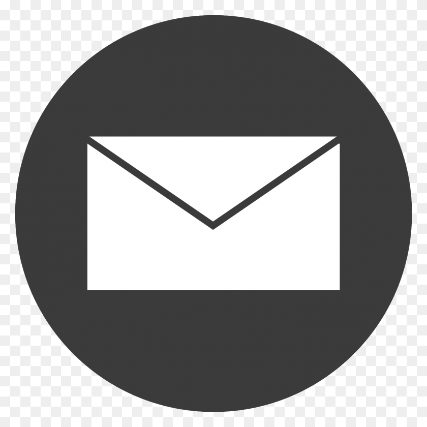 1442x1442 Email Icons Grey - Email Logo White PNG