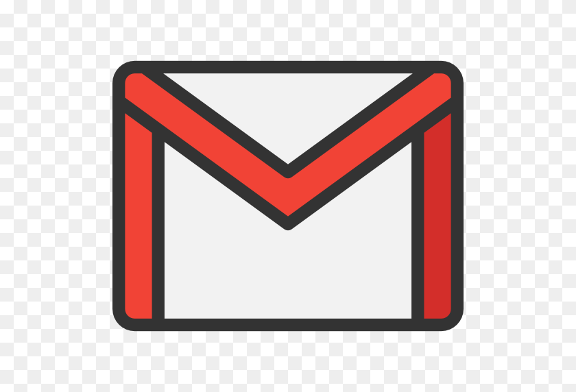 512x512 Email, Logo, Gmail, Google, Mailing, Logotype, Communications - Gmail Icon PNG