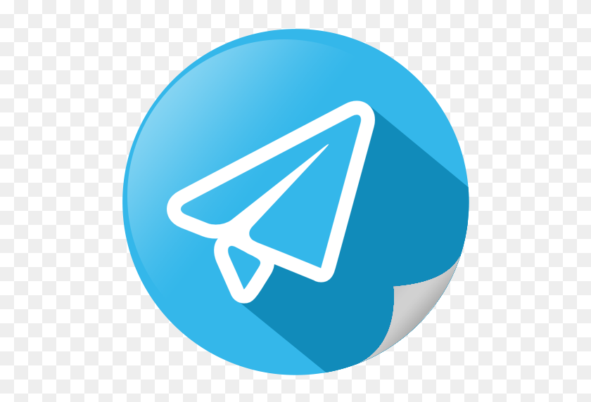 512x512 Email, Mail, Social, Telegram Icon - Telegram Icon PNG