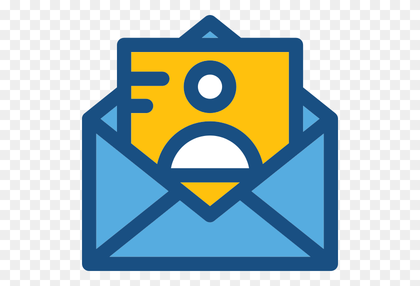 512x512 Значок Электронной Почты В Формате Png - Логотип Электронной Почты В Формате Png
