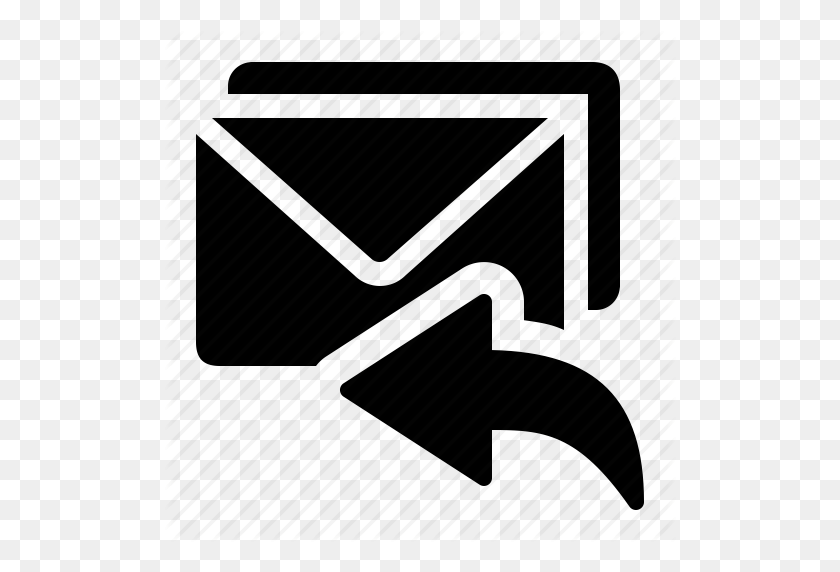 512x512 Email Reply, Email Reply All, Message Reply, Reply All, Watchkit Icon - Email PNG