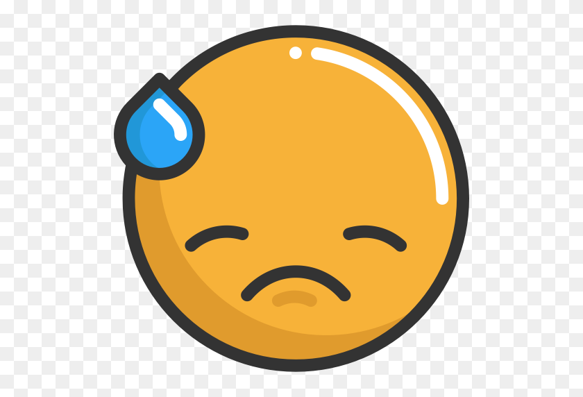 512x512 Смущенный, Emoji, Значок Смайлика С Png И Векторным Форматом - Смущенный Клипарт