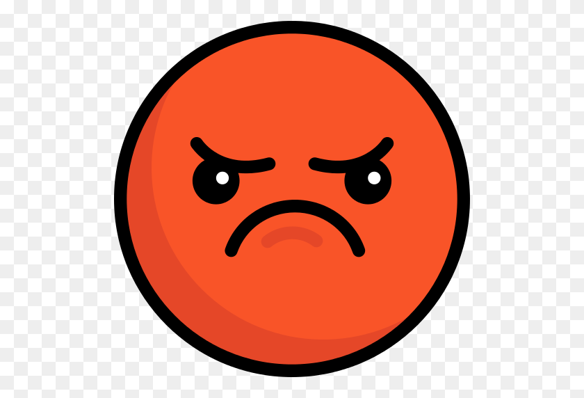 512x512 Embarrassed Emoji Png Icon - Angry Emoji PNG
