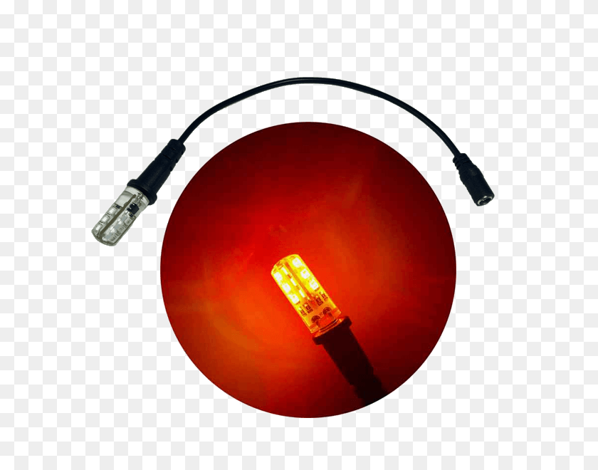 600x600 Ember Orange Led Flame Lights Prop Luces De Paisaje - Efecto De Fuego Png