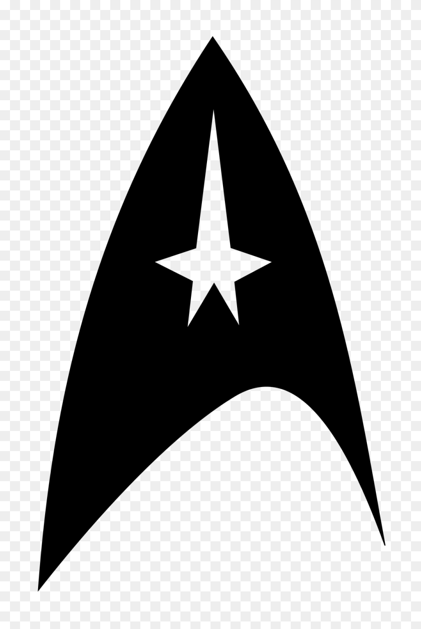 1000x1533 Emblema - Logotipo De Star Trek Png