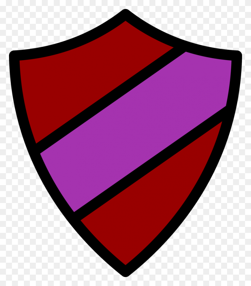 889x1024 Emblem Icon Dark Red Purple - Dark PNG