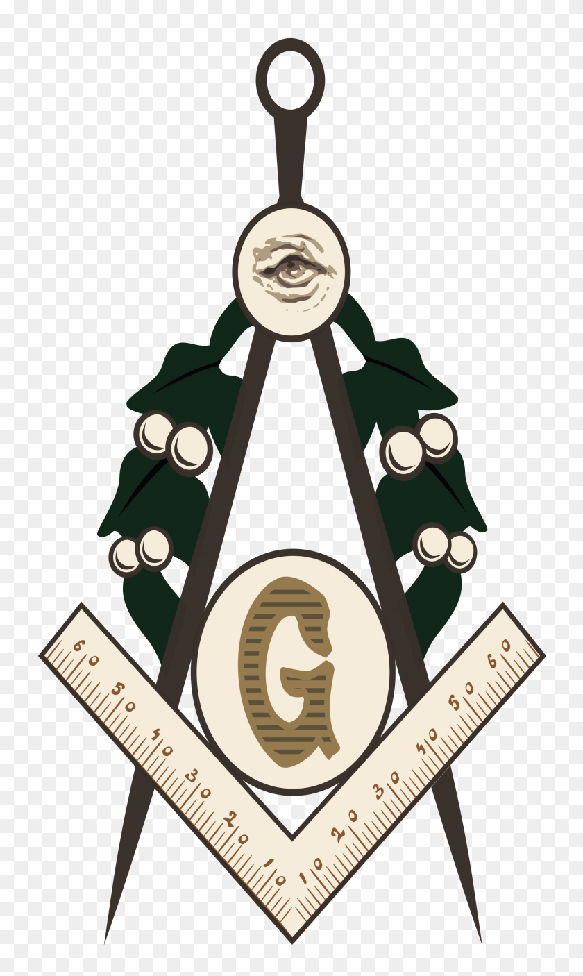 2000x3452 Emblem Of A Masonic Lodge In Sibiu, Or Century - Masonic Emblems Clipart
