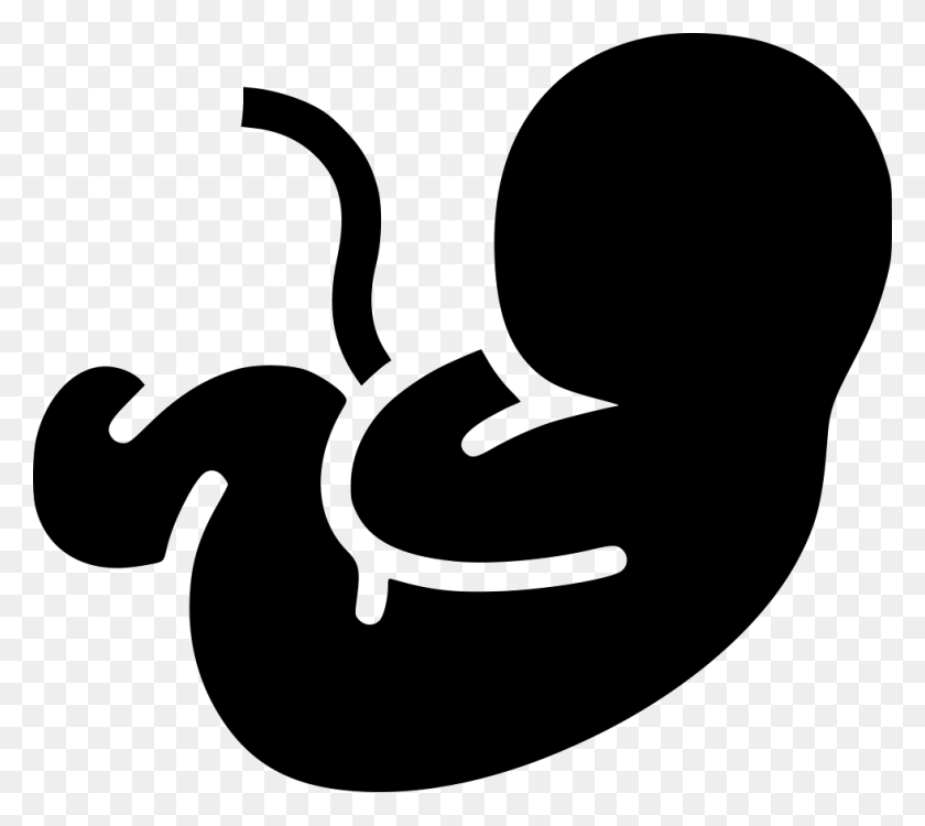 980x867 Эмбрион Плод Беременность Беременность Материнство Значок Png Бесплатно - Беременность Png
