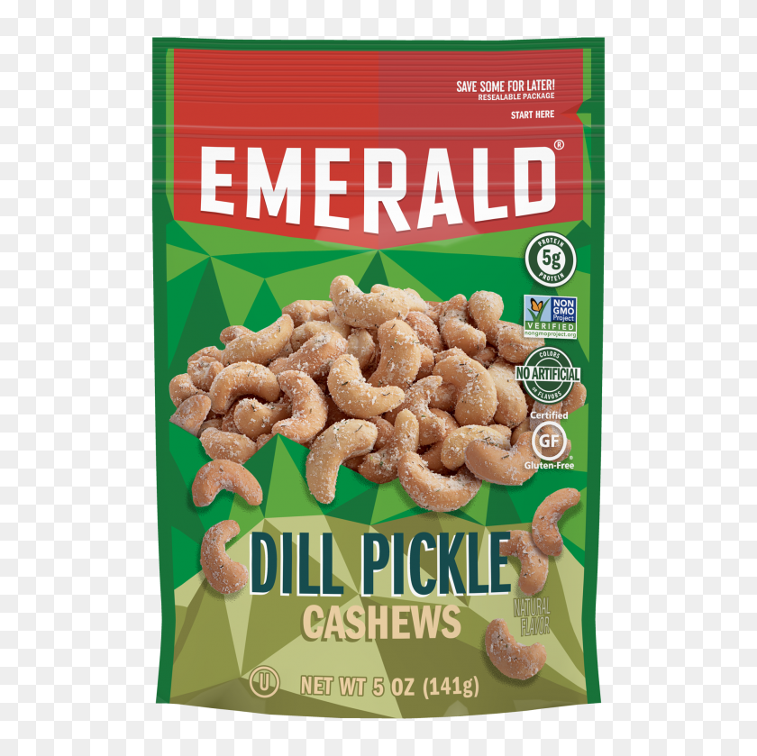 2000x2000 Emerald Nuts Dill Pickle Cashews, Oz - Pickle PNG