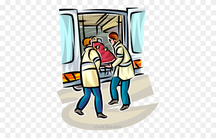 397x480 Emergency Rescue And Relief Services Royalty Free Vector Clip Art - Metro Clipart