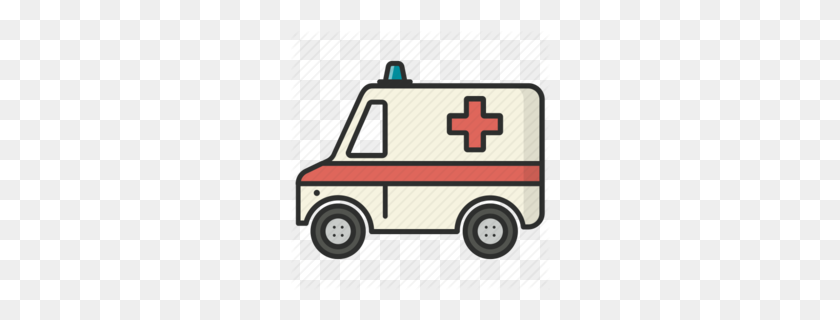 260x260 Emergency Vehicle Clipart - Ambulance Clipart