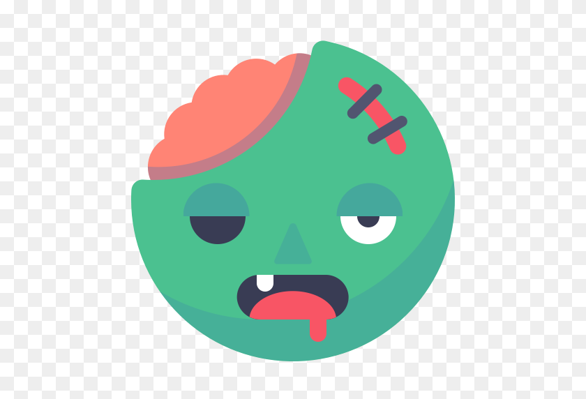 512x512 Emo, Dead, Injured, Zombie Icon Free Of Smileys For Fun Icons - Emo PNG