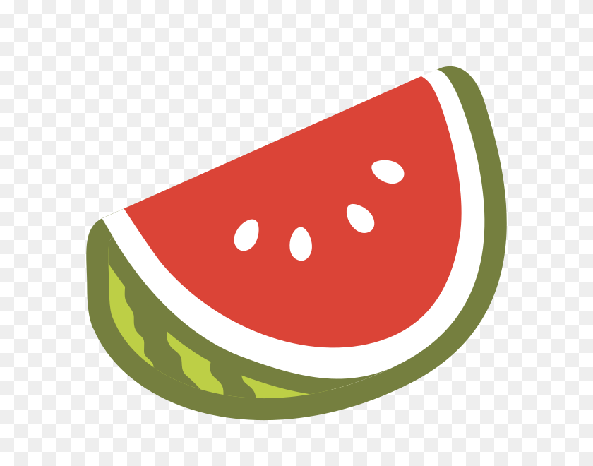 600x600 Emoji - Watermelon Clipart Transparent