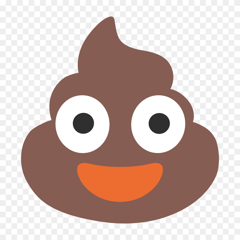 2000x2000 Emoji - Poop Emoji Clipart