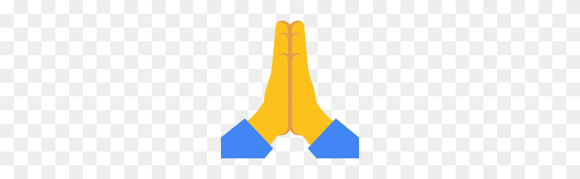 200x200 Emoji - Молящиеся Руки Emoji Png