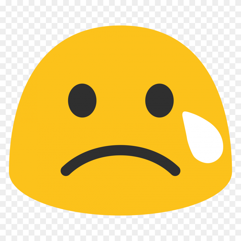 2000x2000 Emoji - Sad Face Clipart Transparent