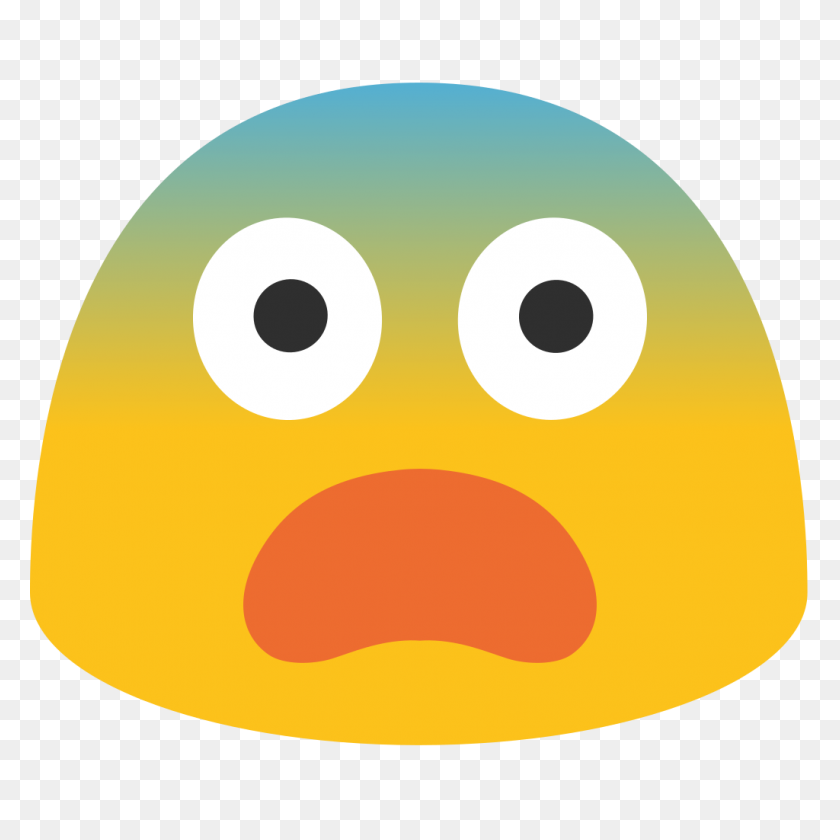 1024x1024 Emoji - Испуганный Emoji Png