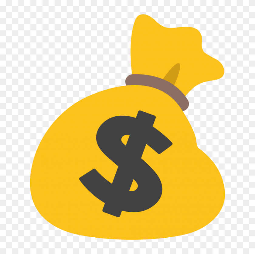 2000x2000 Emoji - Money Bag Emoji PNG