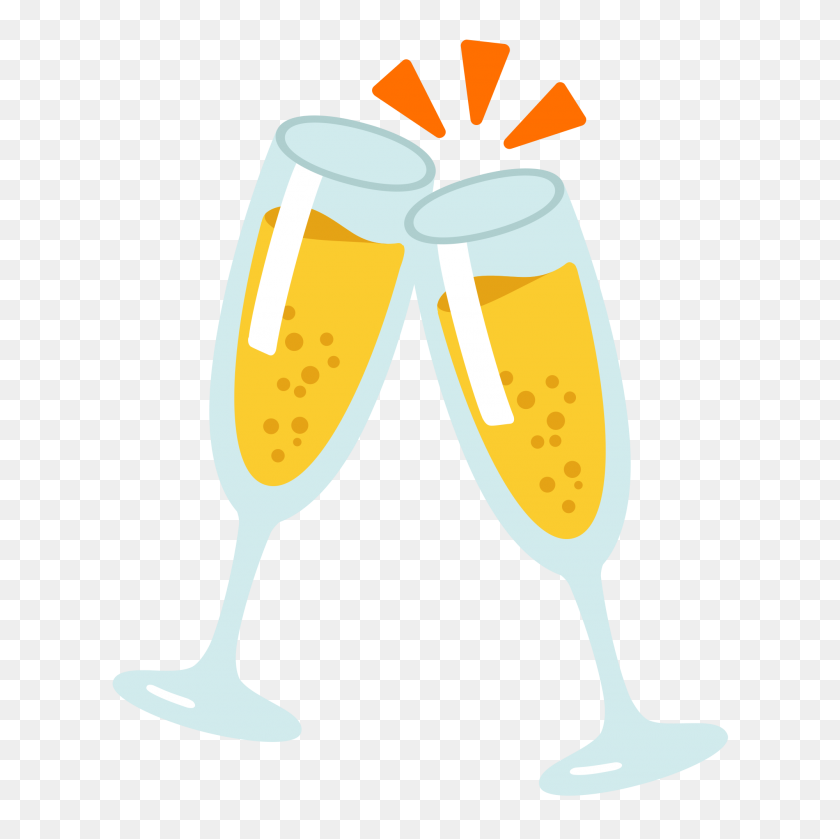 2000x2000 Emoji - Champagne Emoji PNG