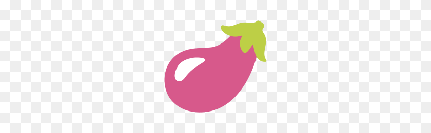 200x200 Emoji - Eggplant Emoji PNG