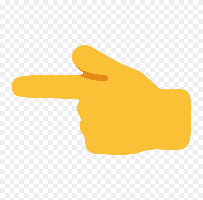 768x768 Emoji - Finger Emoji PNG